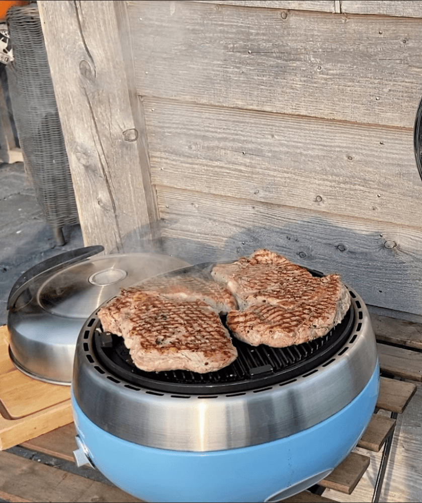 Cast aluminium two-in-one Griddle Plate