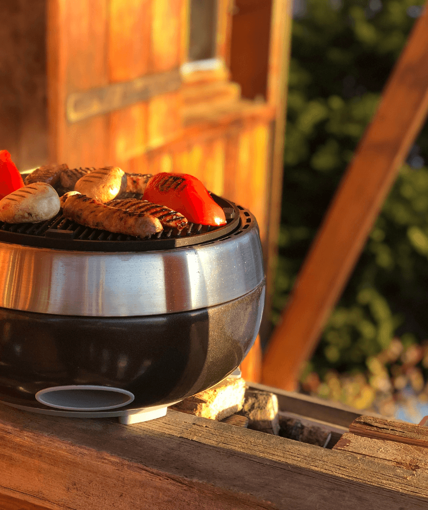 Cast aluminium two-in-one Griddle Plate