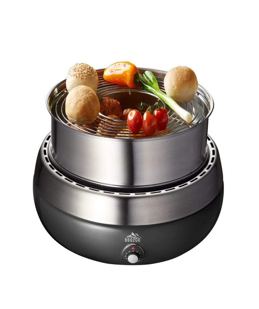 BBQ2GO met DEKSEL en VERHOGER