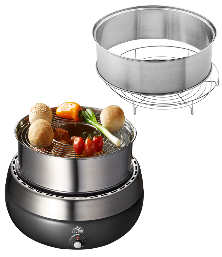 BBQ2GO met DEKSEL en VERHOGER
