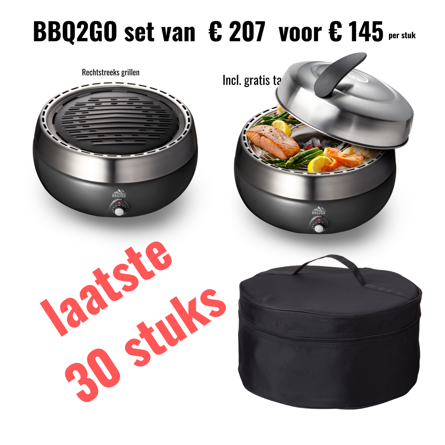 BBQ2GO met Deksel