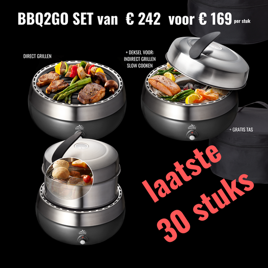 BBQ2GO met DEKSEL en VERHOGER