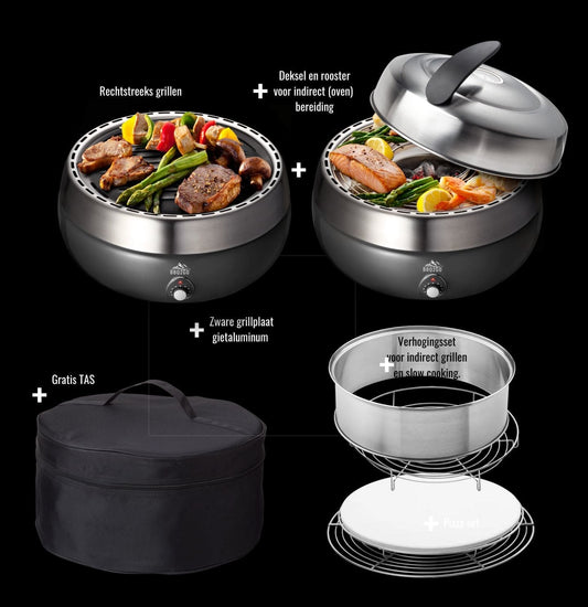 BBQ2GO met DEKSEL en VERHOGER