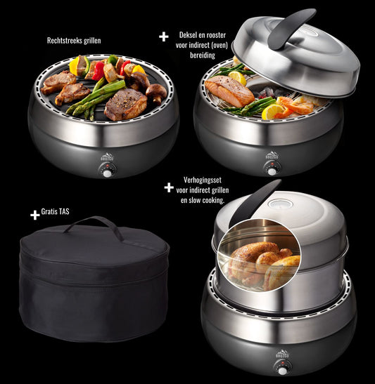 BBQ2GO met DEKSEL en VERHOGER